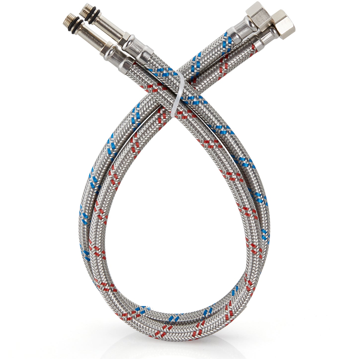 
                  
                    Midanya Faucet Connector, Braided Stainless Steel Supply Hose 3/8-Inch Female Compression Thread x M10 Male Connector, x 2 Pcs (1 Pair)
                  
                