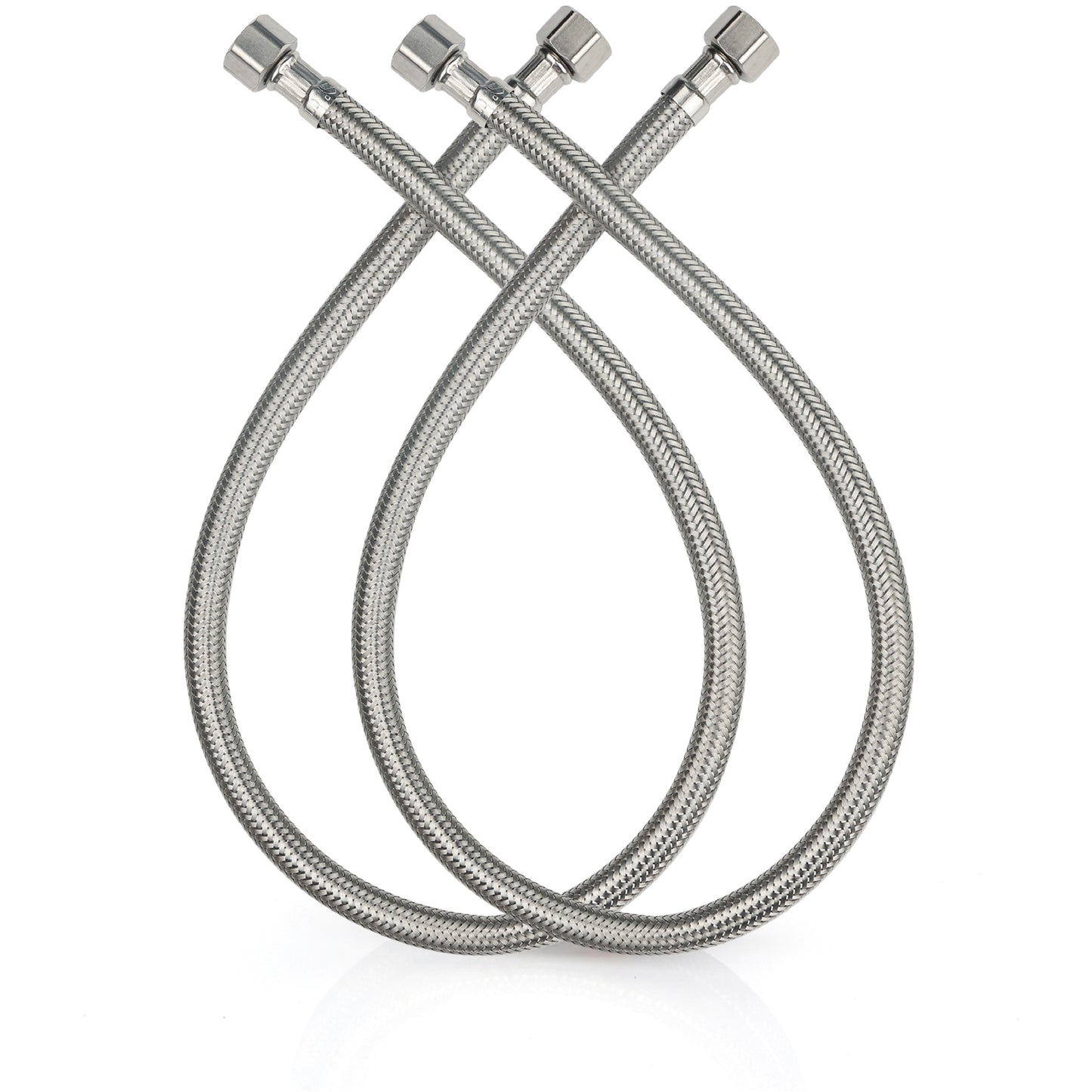 
                  
                    Midanya Faucet Supply Lines,Stainless Steel Braided Water Supply Line, 3/8" COMP x 3/8" COMP Faucet Hose, Faucet Hose Connector x 2 Pcs (1 Pair)
                  
                