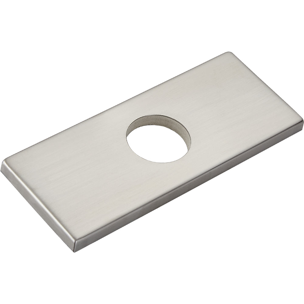 
                  
                    Midanya 6 Inch Sink Hole Cover Deck Plate,Faucet Deck Plate for 1 or 3 Hole Bathroom Kitchen Sink Faucet,Rectangle Decorative Cover SUS304 Stainless Steel Vessel Vanity Sink Faucet
                  
                