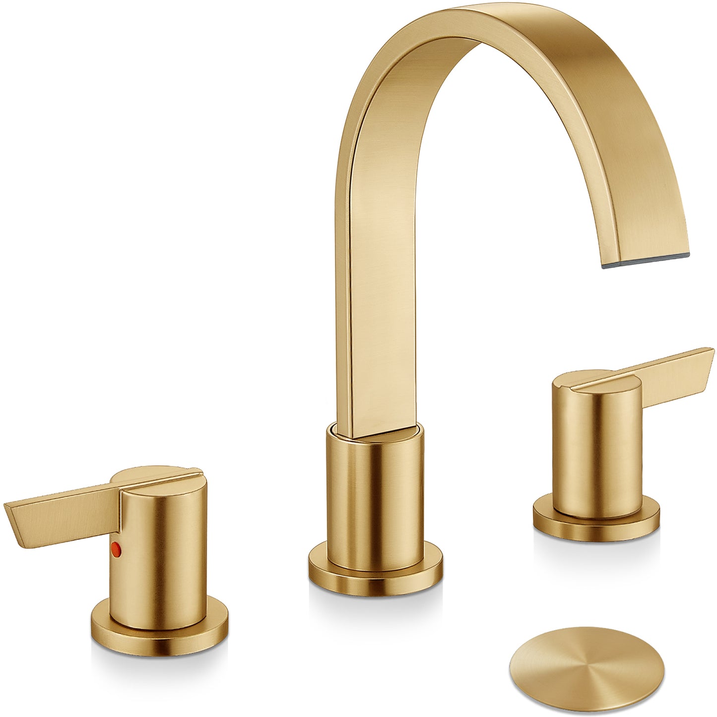 
                  
                    Midanya 8 inch Widespread Bathroom Sink Faucet,Modern Waterfall 3 Hole 2 Handles Bathroom Faucet 8" Vanity Faucets with Pop Up Drain and Water Supply Lines
                  
                