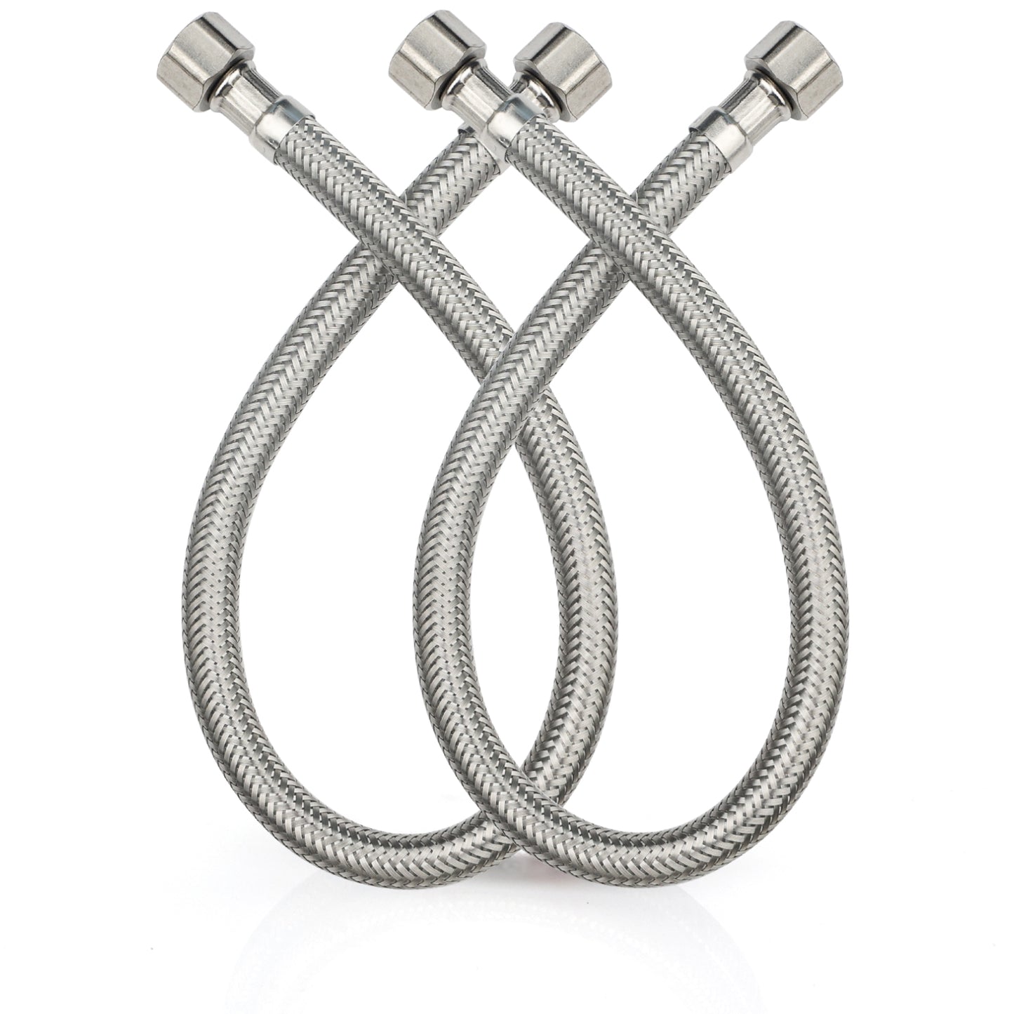 
                  
                    Midanya Faucet Supply Lines,Stainless Steel Braided Water Supply Line, 3/8" COMP x 3/8" COMP Faucet Hose, Faucet Hose Connector x 2 Pcs (1 Pair)
                  
                
