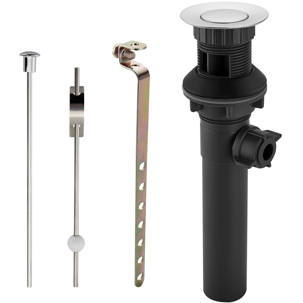 
                  
                    Midanya Sink Drain with Lift Rod, Bathroom Lavatory Kitchen RV Drain Stopper, Drain Stopper Assembly for Bathroom Faucet,Vessel Sink Vanity Drain Assembly with Overflow
                  
                