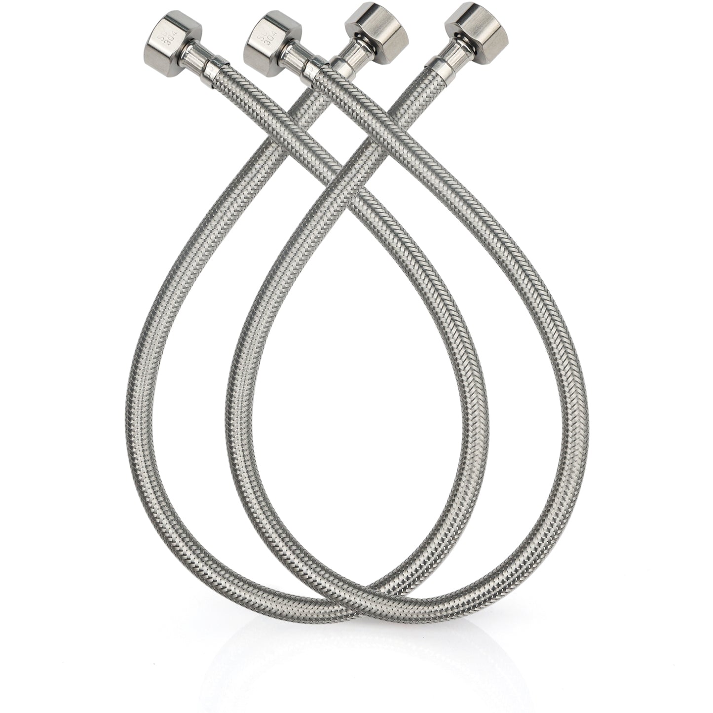 
                  
                    Midanya Faucet Supply Lines,Stainless Steel Braided Water Supply Line, 1/2" FIP x 1/2" FIP Faucet Hose, Faucet Hose Connector x 2 Pcs (1 Pair)
                  
                