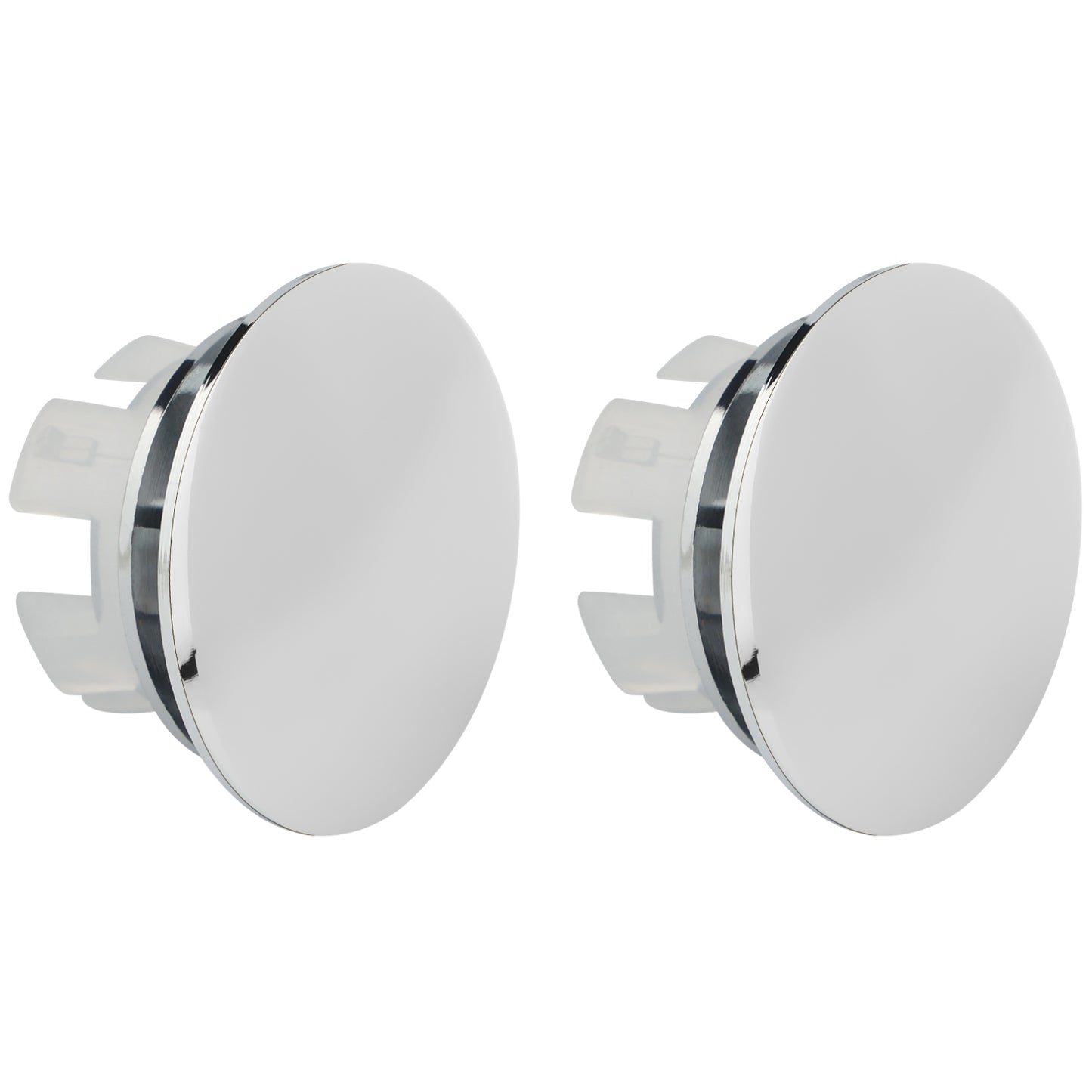 
                  
                    Midanya Sink Basin Overflow Trim Ring, Bathroom Vanity Vessel Sink Overflow Cover Basin Trim Brass Insert in Hole Round Caps, Sink Overflow Ring, Pack of 2
                  
                