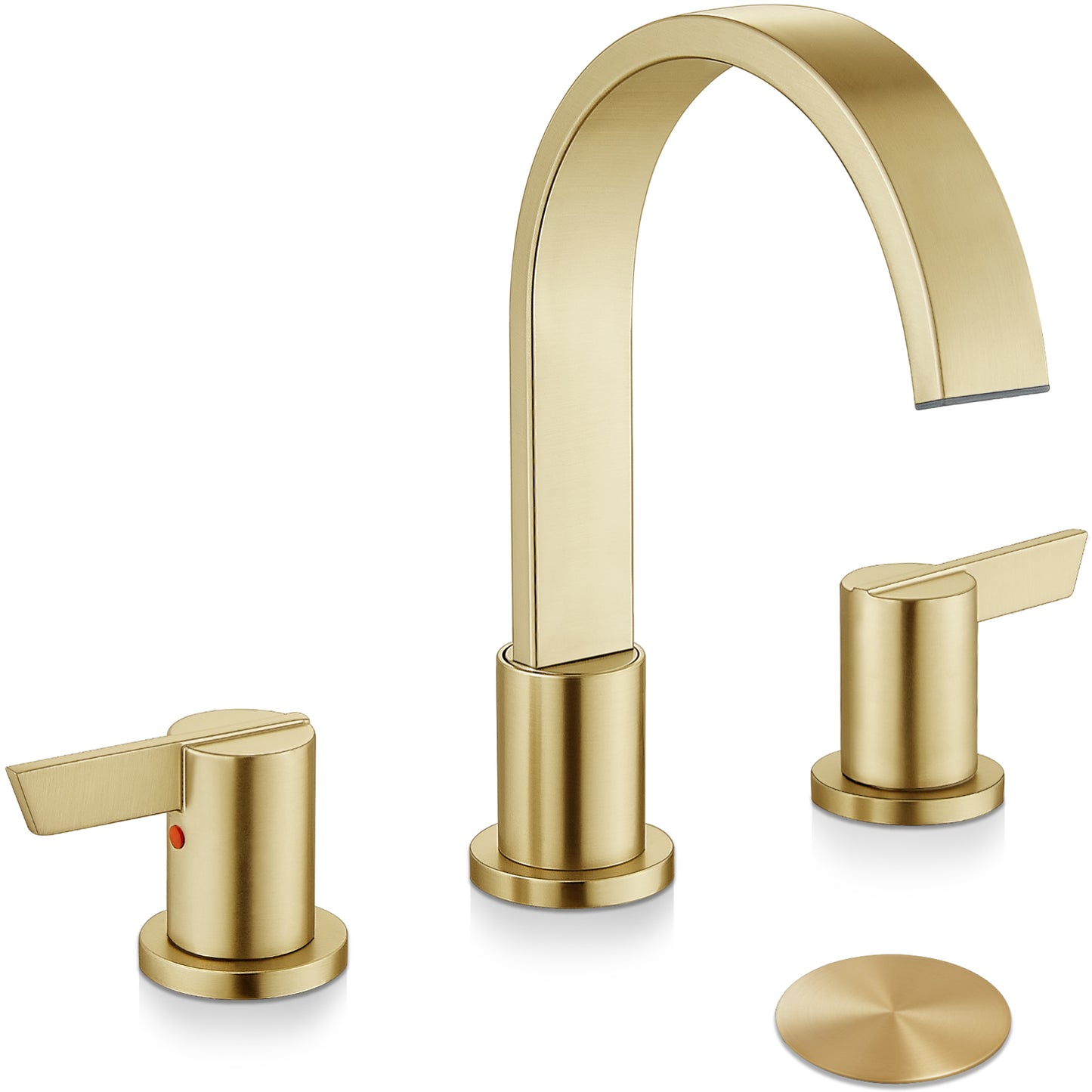 
                  
                    Midanya 8 inch Widespread Bathroom Sink Faucet,Modern Waterfall 3 Hole 2 Handles Bathroom Faucet 8" Vanity Faucets with Pop Up Drain and Water Supply Lines
                  
                