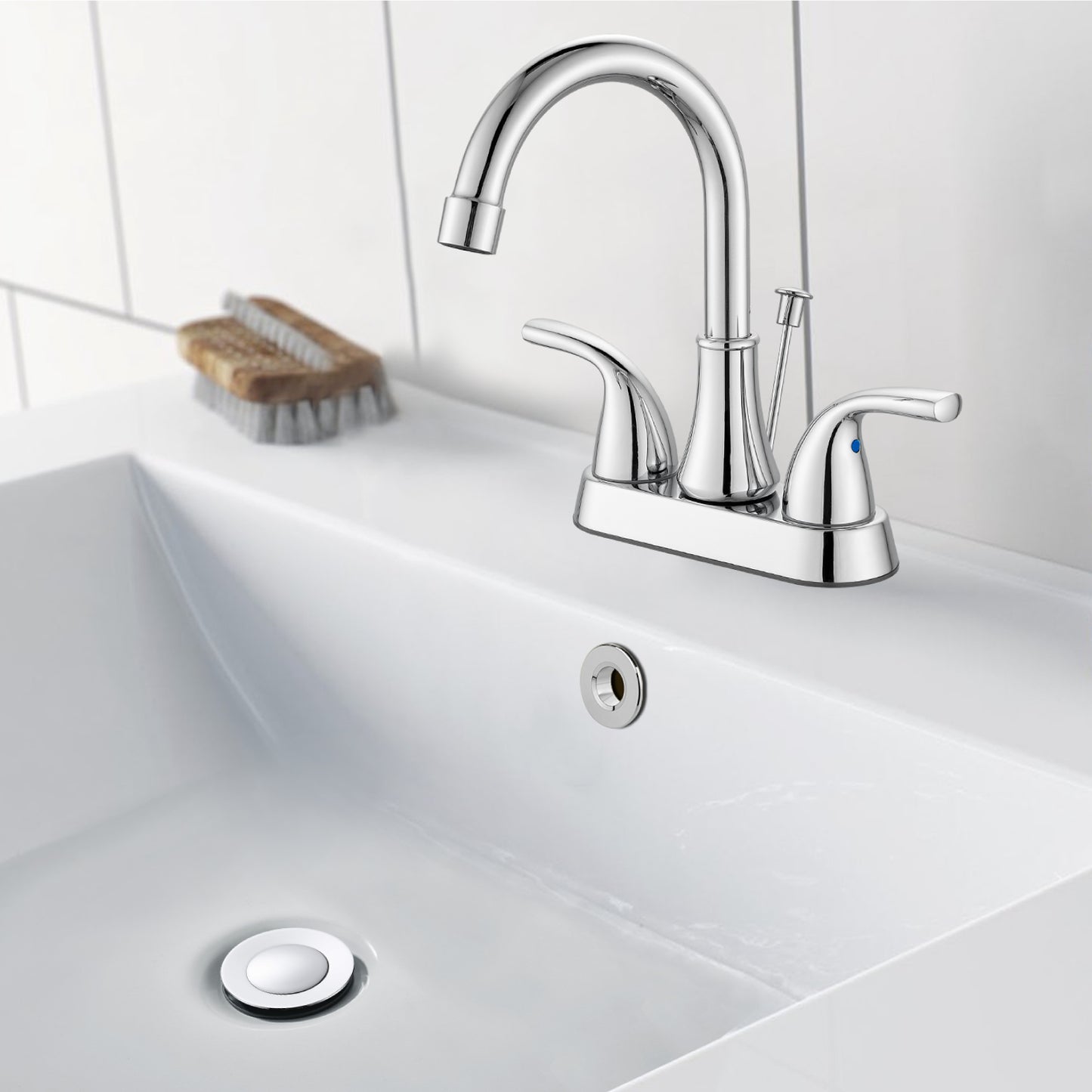 
                  
                    Midanya Sink Drain with Lift Rod, Bathroom Lavatory Kitchen RV Drain Stopper, Drain Stopper Assembly for Bathroom Faucet,Vessel Sink Vanity Drain Assembly with Overflow
                  
                