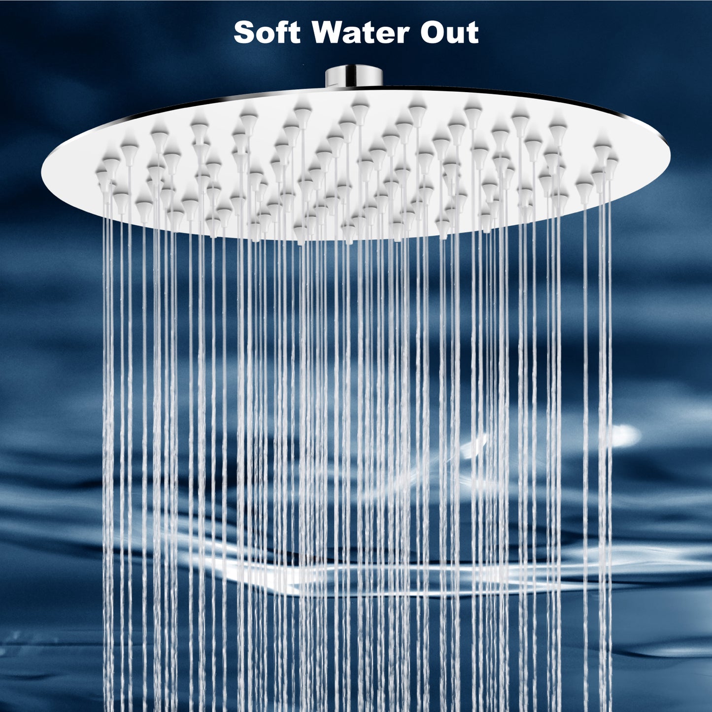 
                  
                    Midanya Round Rainfall Shower Head,16 Inch Stainless Steel High Pressure High Flow Stainless Steel Rainfall Shower Head,Ultra Thin Design High Pressure
                  
                