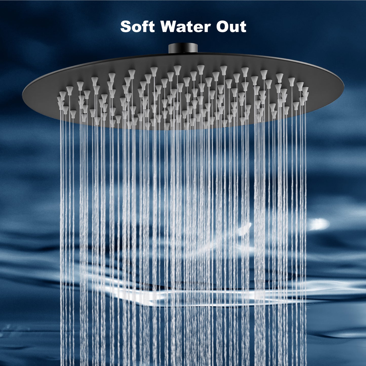 
                  
                    Midanya Round Rainfall Shower Head,16 Inch Stainless Steel High Pressure High Flow Stainless Steel Rainfall Shower Head,Ultra Thin Design High Pressure
                  
                