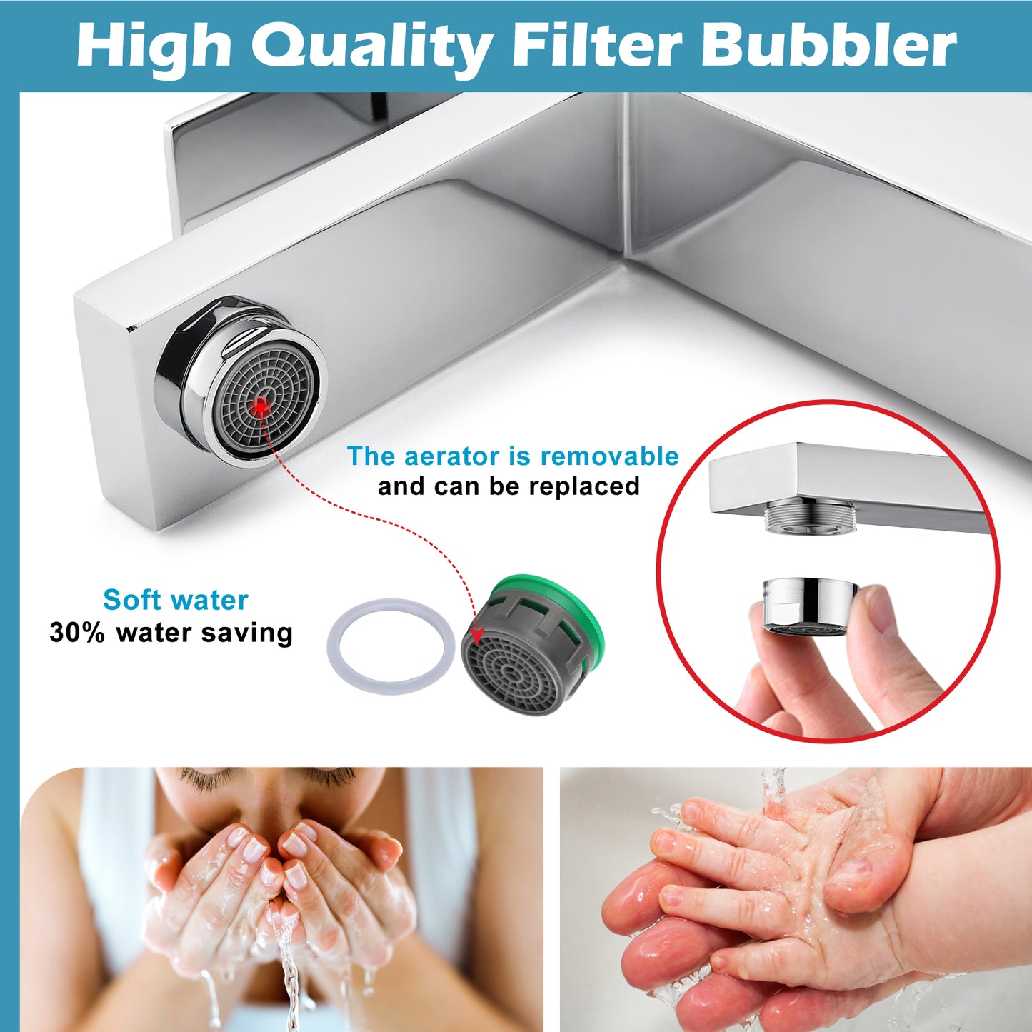 
                  
                    Midanya Bathroom Sink Faucet One Hole Single Handle Deck Mount Lavatory Bathroom Faucet with Water Supply Lines Without Drain
                  
                
