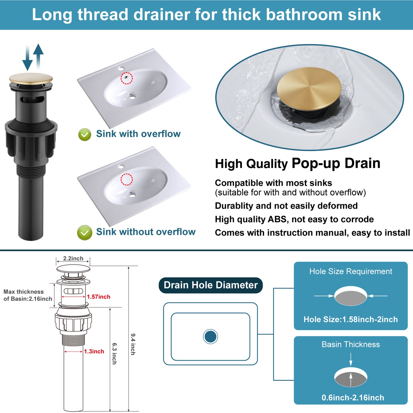 
                  
                    Midanya 8 inch Widespread Bathroom Sink Faucet,Modern Waterfall 3 Hole 2 Handles Bathroom Faucet 8" Vanity Faucets with Pop Up Drain and Water Supply Lines
                  
                