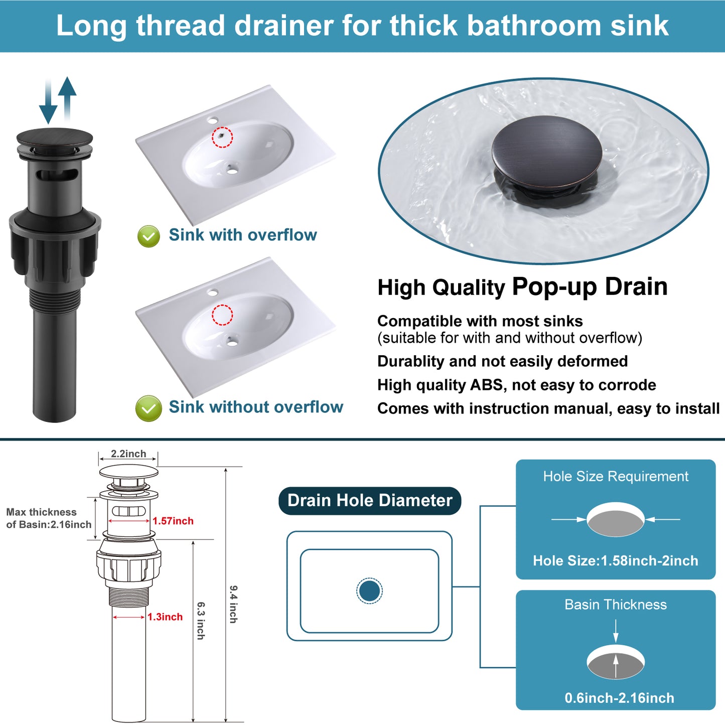 
                  
                    Midanya 8 inch Widespread Bathroom Sink Faucet,Modern Waterfall 3 Hole 2 Handles Bathroom Faucet 8" Vanity Faucets with Pop Up Drain and Water Supply Lines
                  
                