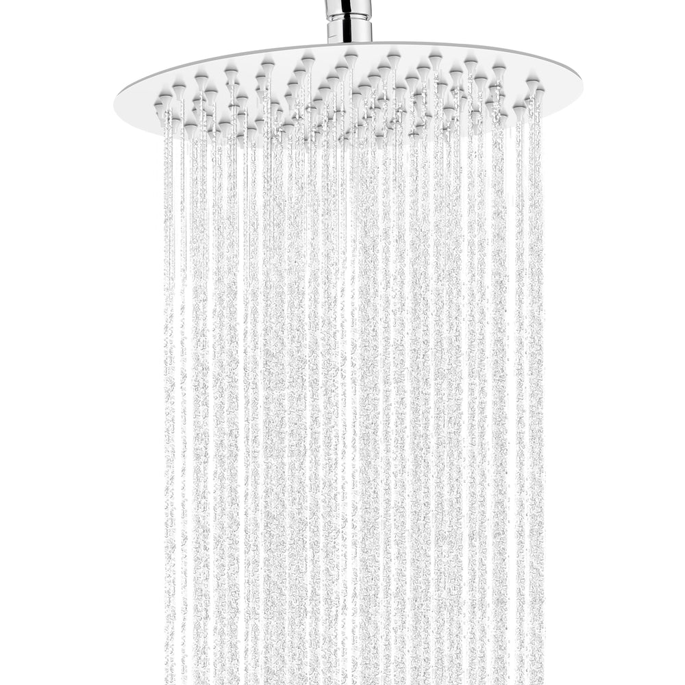 
                  
                    Midanya Round Rainfall Shower Head 10 Inch Stainless Steel Ultra Thin Design High Pressure
                  
                