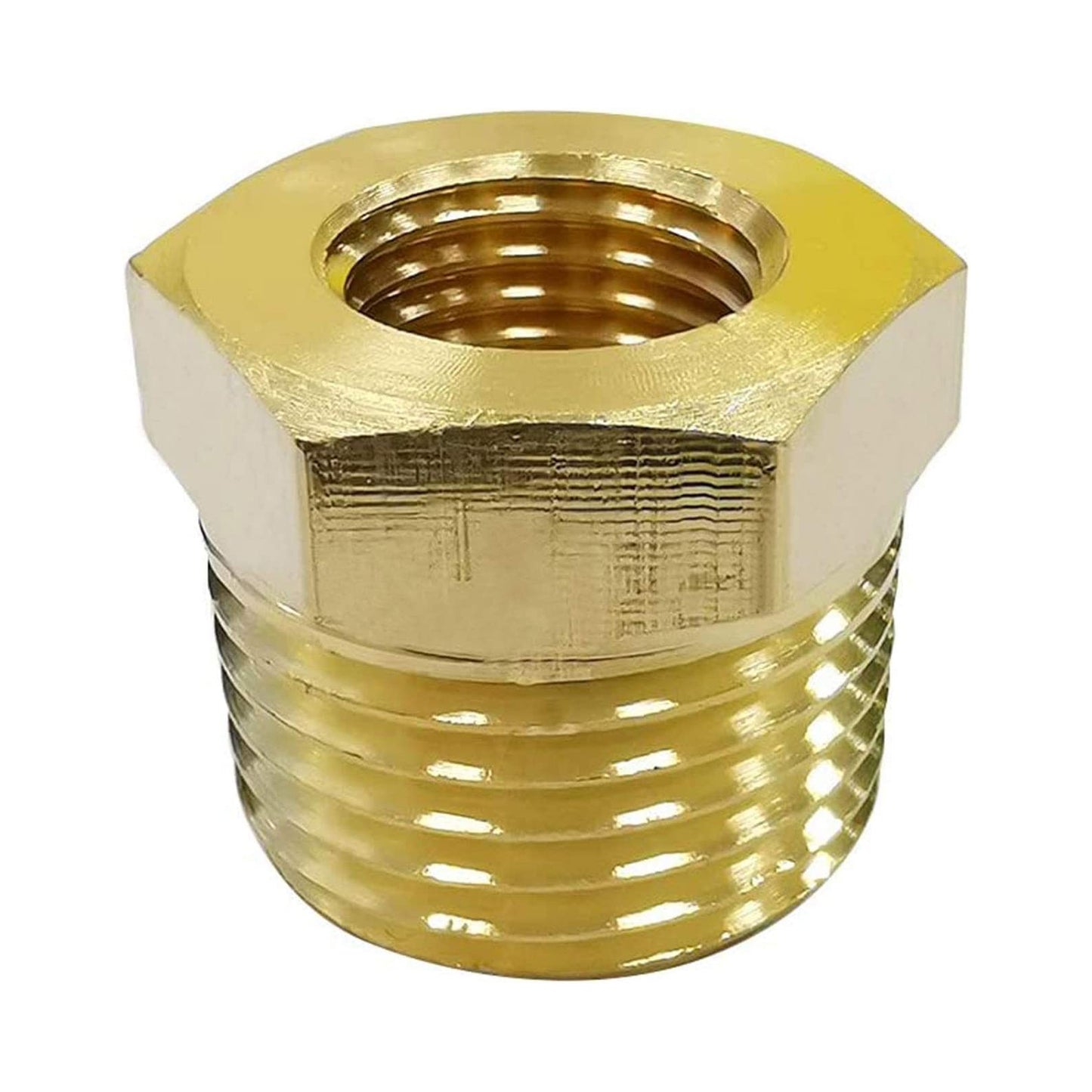 
                  
                    Midanya Brass Pipe Fitting Reducer Adapter 2 Pack Thread Hose Fitting Straight Hex Nipple Fast Coupler
                  
                
