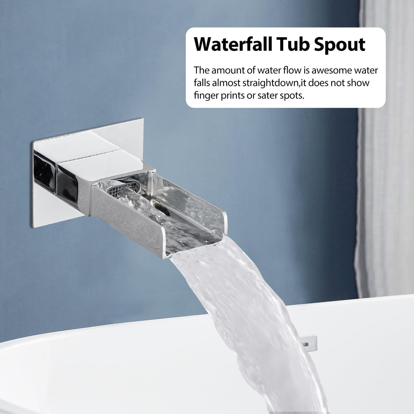 
                  
                    Midanya Bathroom Shower System 10 Inch Rainfall Shower Head with Handheld Spary Wall Mount Tub Spout Combo Set Rough-in Valve 3 Function Mixer Shower Faucet Luxury
                  
                