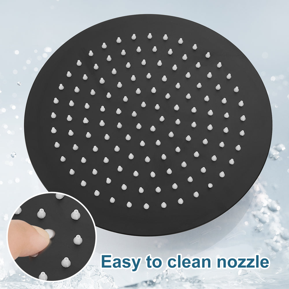 
                  
                    Midanya Round Rainfall Shower Head 12 Inch Stainless Steel Ultra Thin Design High Pressure
                  
                